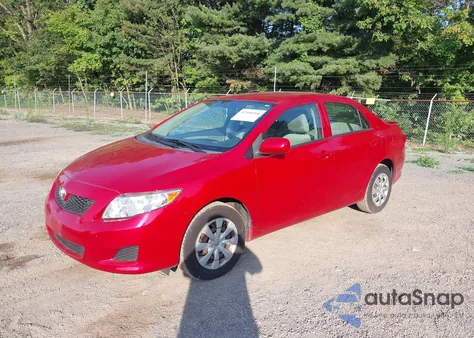 2009 Toyota Corolla Le z USA, uszkodzony, nr VIN 2T1BU40EX9C102540